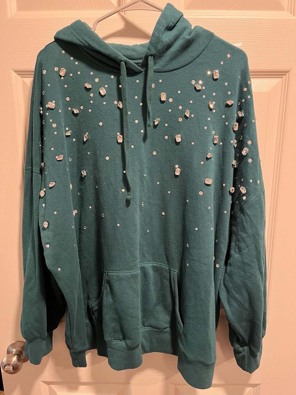 Torrid Rhinestone Embellished Hoodie Size 2